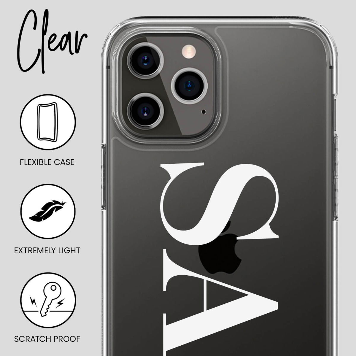 iPhone 13 Pro Max Clear Soft Silicone Case 17382