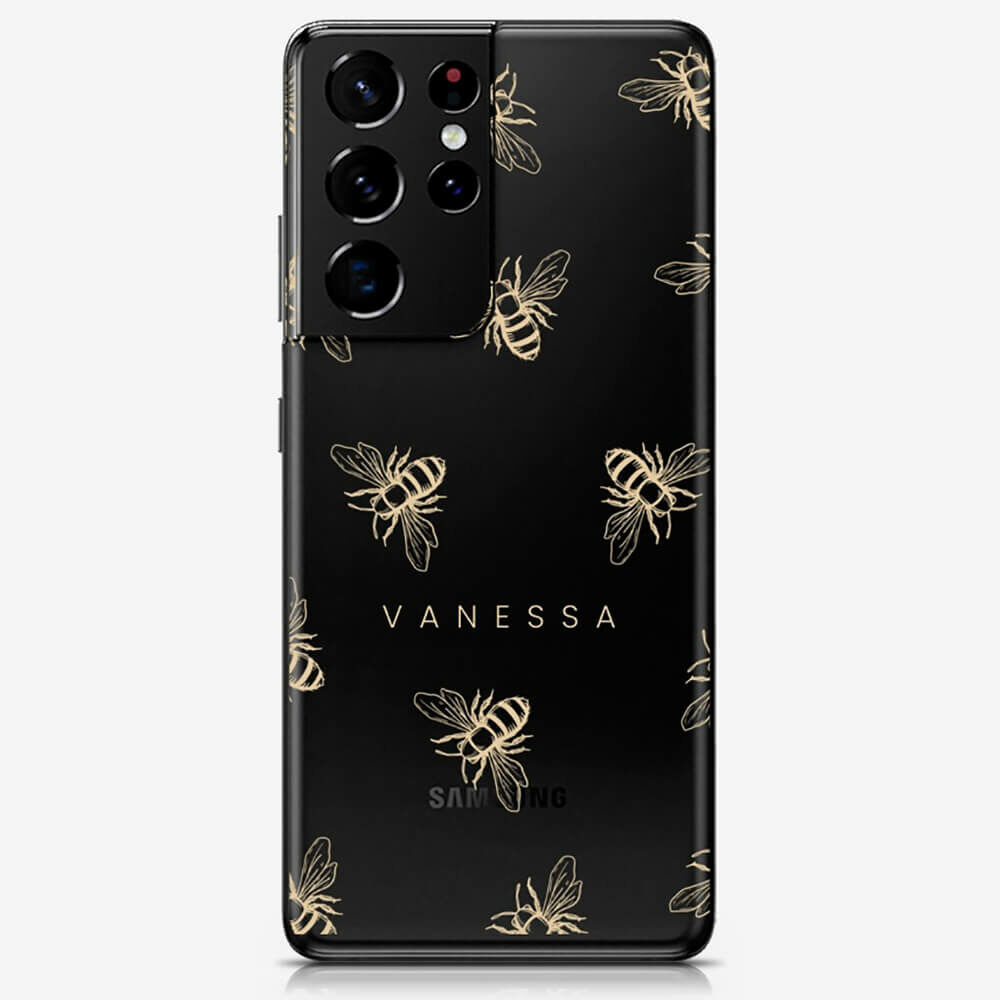 Samsung Galaxy S21 Ultra Clear Soft Silicone/Gel Case Wrappz