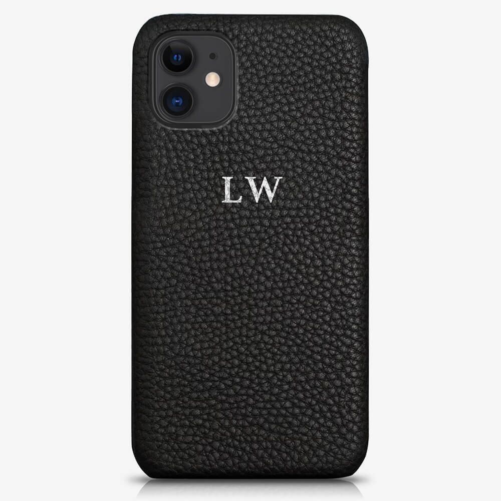 iPhone 11 Genuine Leather Monogram Case