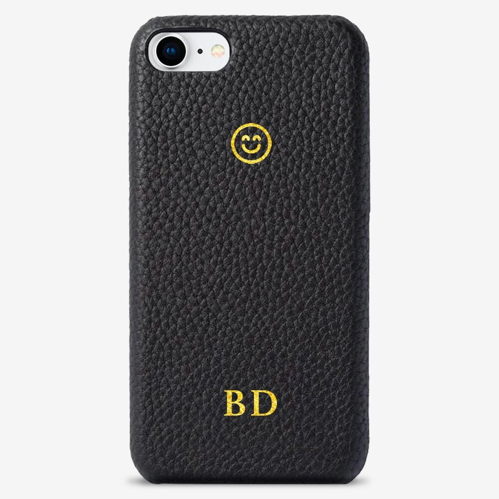iPhone 8 Genuine Leather Monogram Case