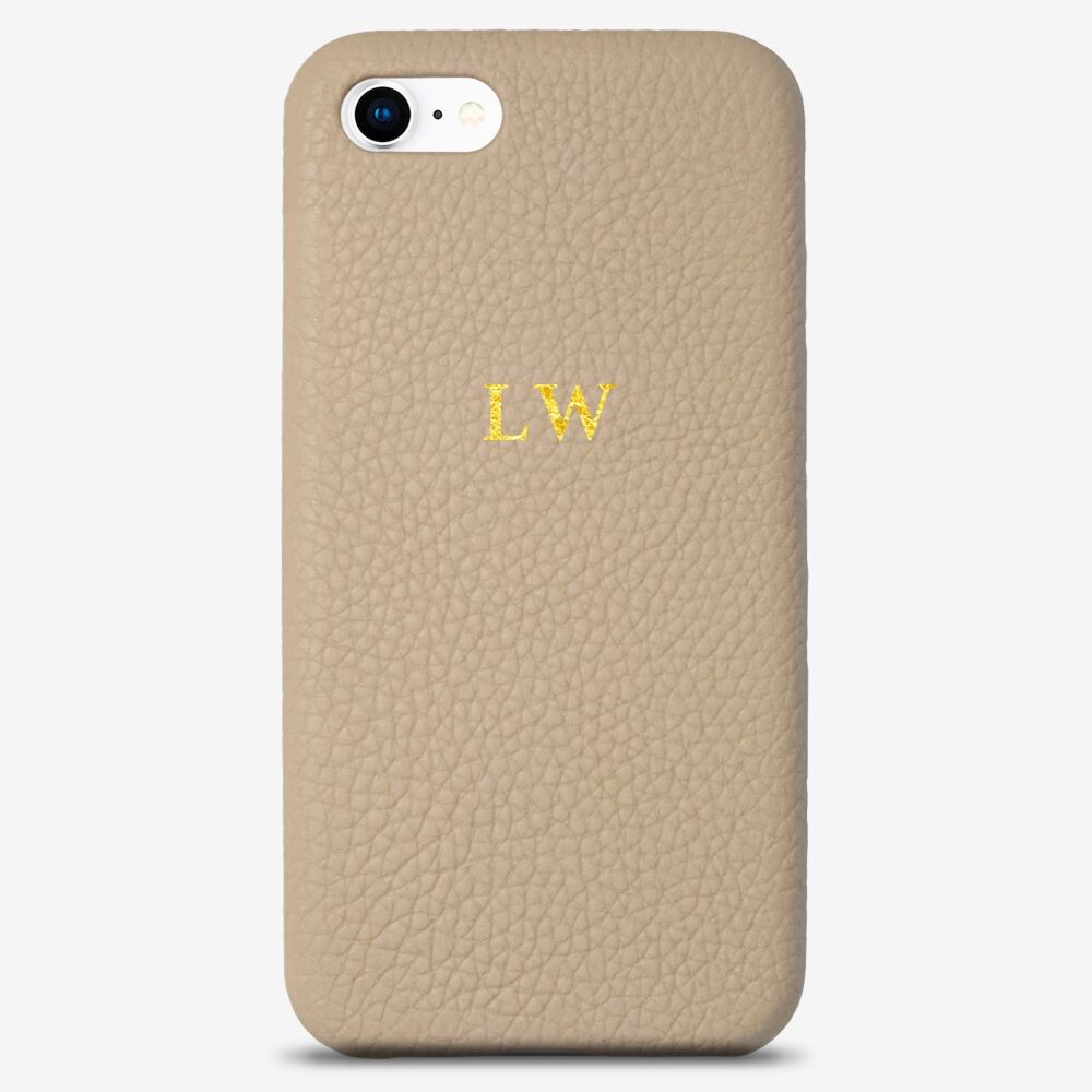 iPhone 7 Genuine Leather Monogram Case