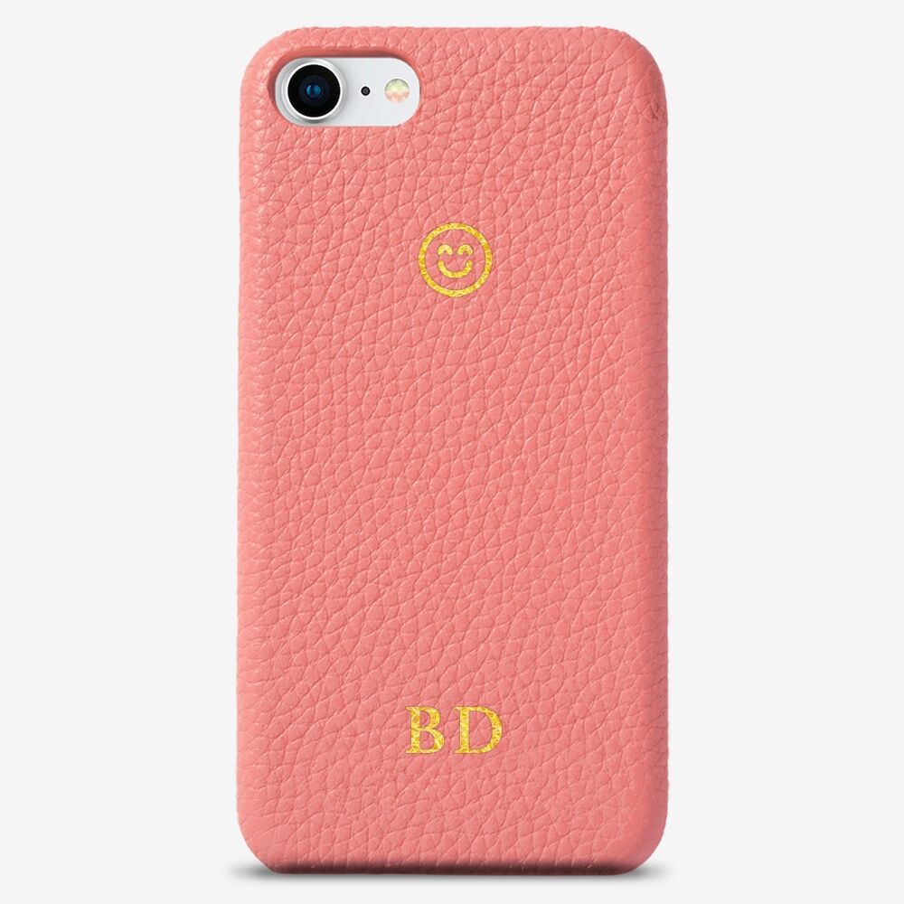 iPhone 8 Genuine Leather Monogram Case