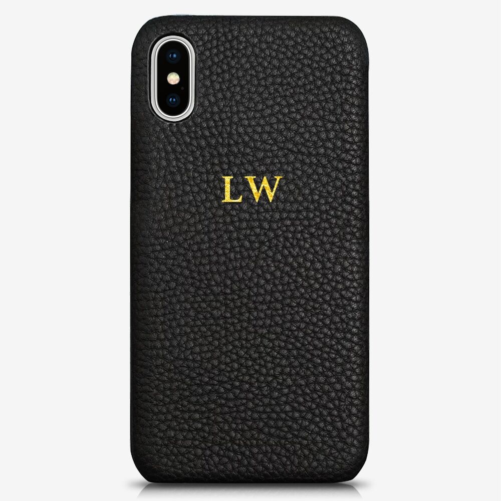 iPhone X Genuine Leather Monogram Case