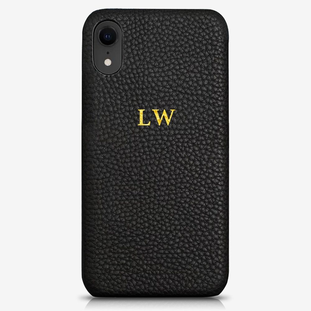 iPhone XR Genuine Leather Monogram Case