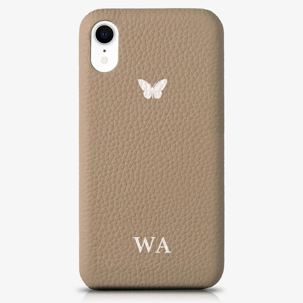 iPhone XS Genuine Leather Monogram Case