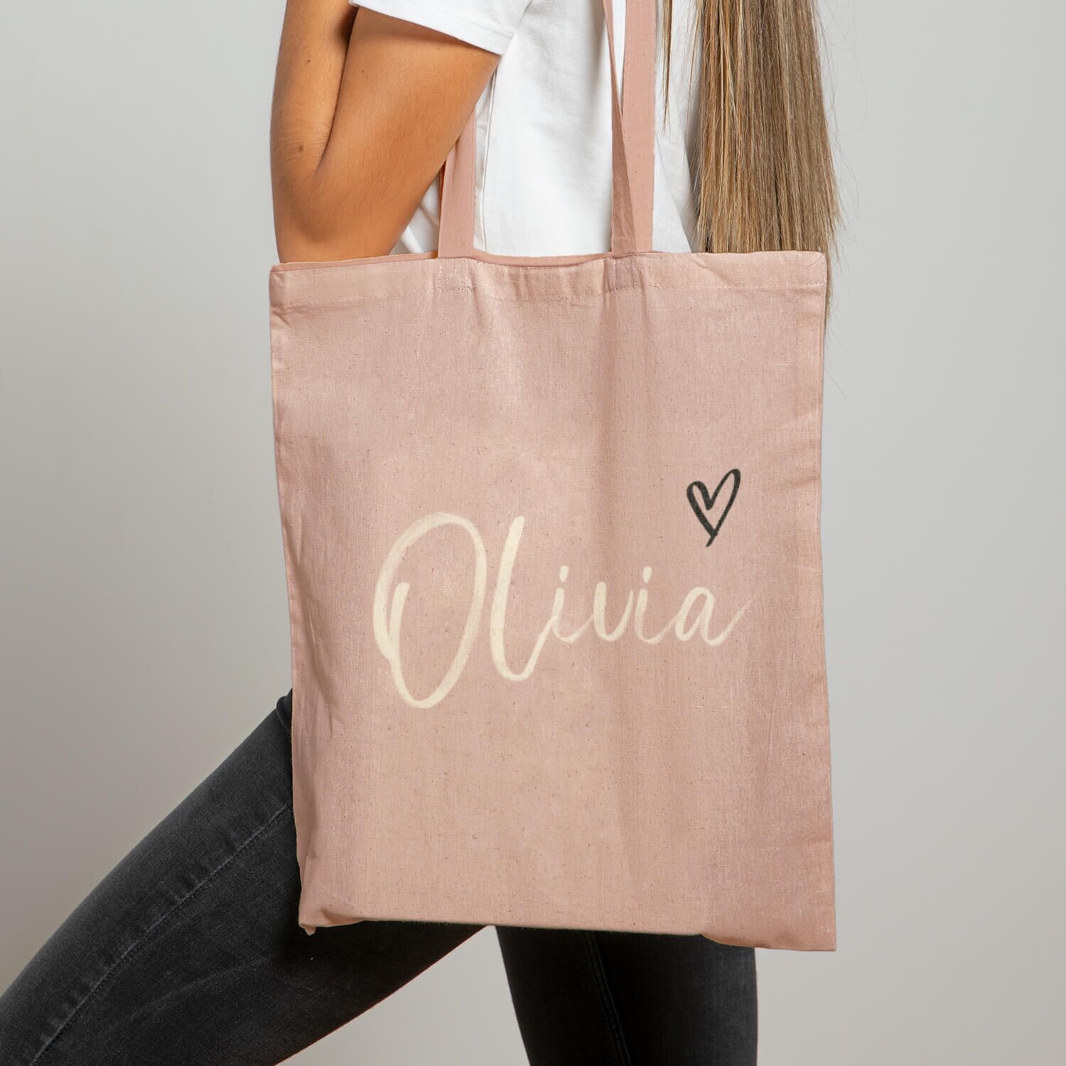 Cotton Canvas Mini Tote Bag