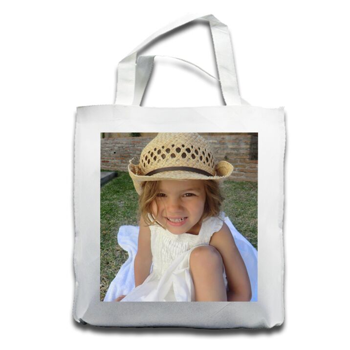 Canvas Tote Bag 38x40cm with photo panel