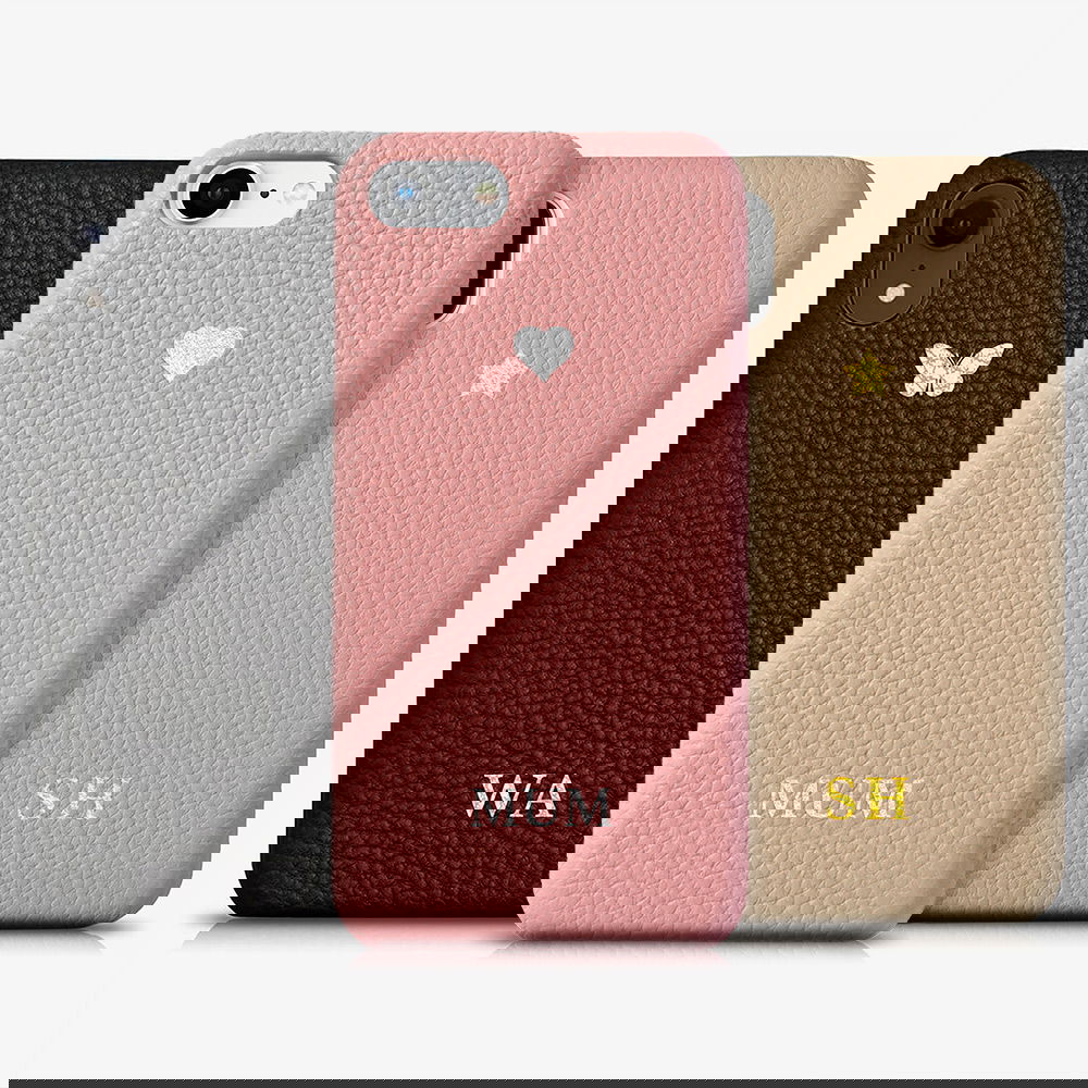 iPhone SE 2020 Genuine Leather Monogram Case 17080