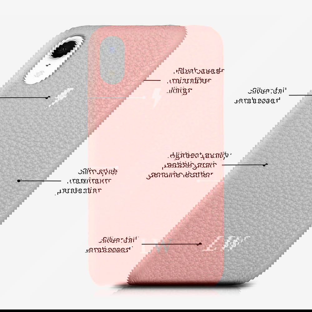 iPhone XS Genuine Leather Monogram Case 14051