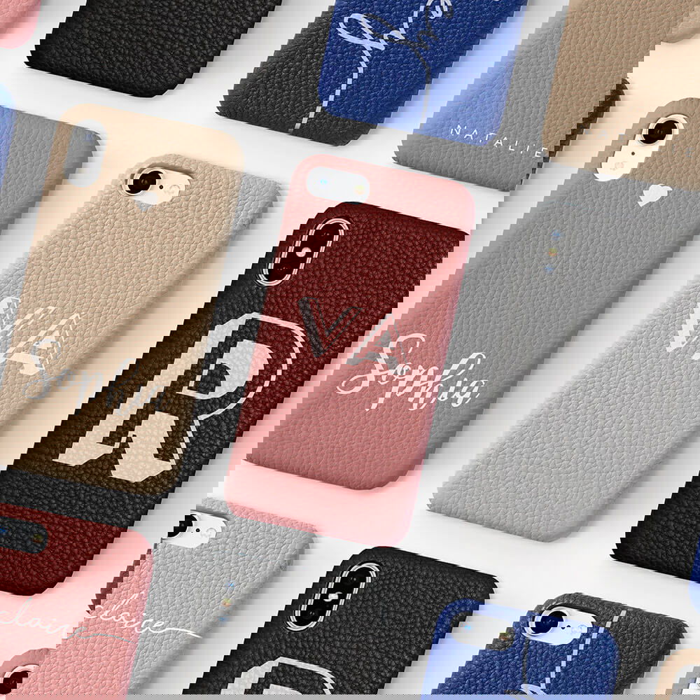 iPhone 11 Pro Max Genuine Leather Printed Case 16091