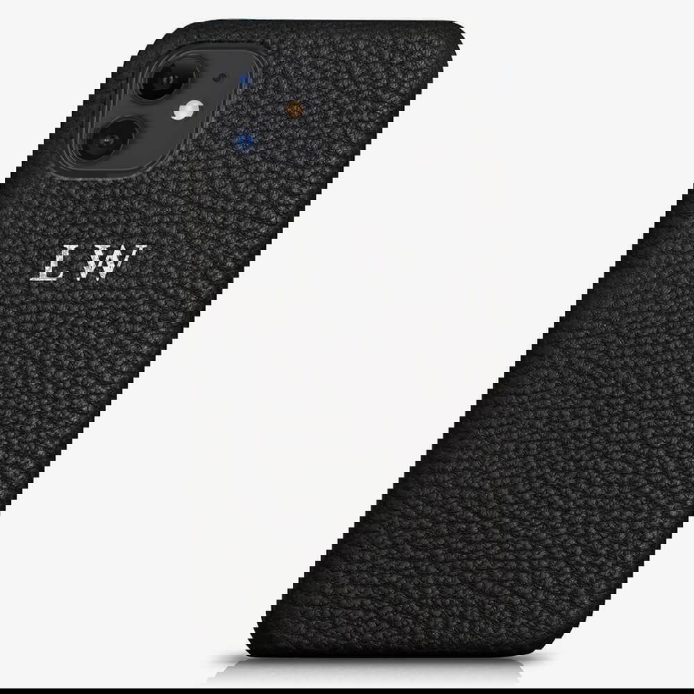 iPhone 11 Genuine Leather Monogram Case 14409
