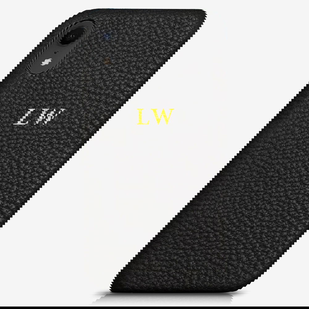 iPhone XR Genuine Leather Monogram Case 14121