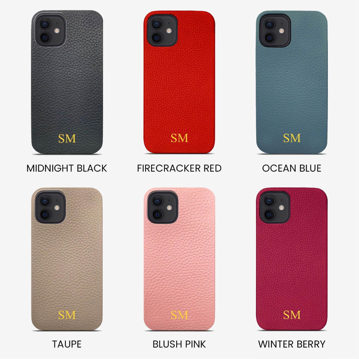 iPhone 13 Pro Genuine Leather Monogram Case 17608