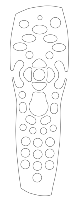 Sky+ HD Remote Control Skin 4072