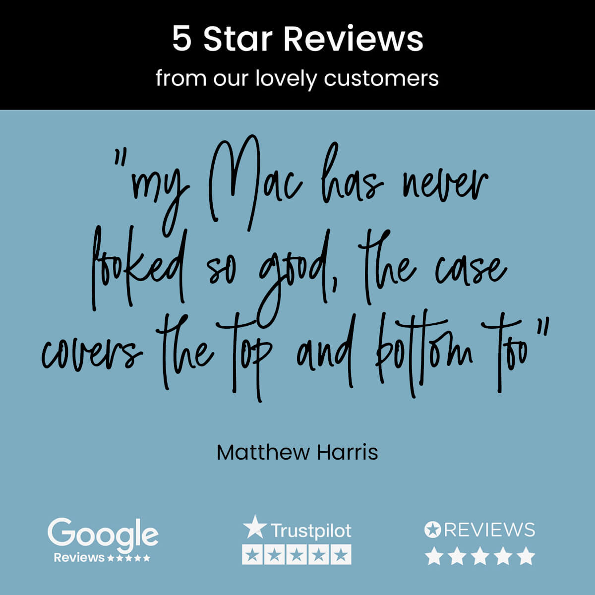 Our customers love our cases... Our customers love our cases...