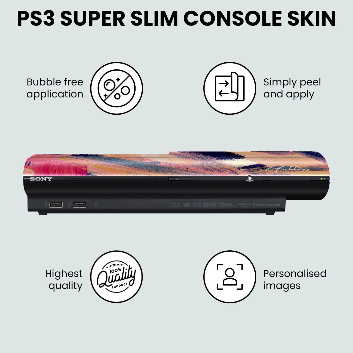Our PS3 Super Slim Console Skin Exposed... Our PS3 Super Slim Console Skin Exposed...