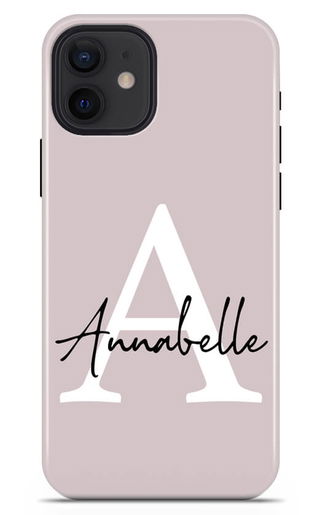 Rose Pink Monogram Design Cases
